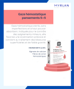 GAZE HEMOSTATIQUE 5*5 PANSEMENT – Image 2