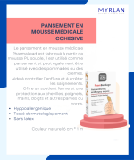 PANSEMENT EN MOUSSE MÉDICALE COHESIVE – Image 2